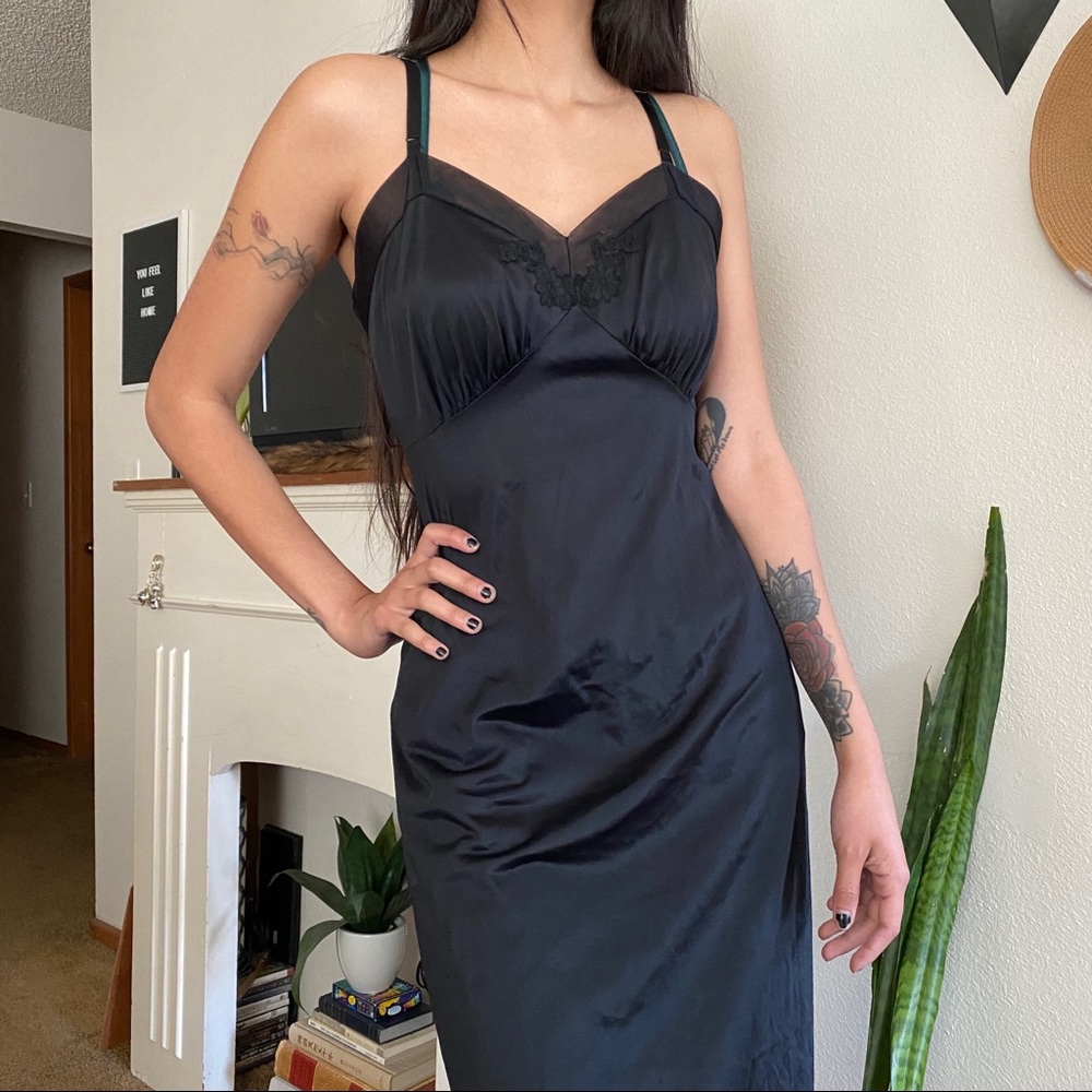 Silk slip dress / nightgown
